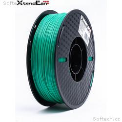 XtendLAN TPU filament 1,75mm průhledný zelený 1kg