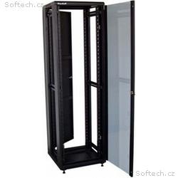 XtendLan 47U, 800x800 stojanový, černý, skleněné d