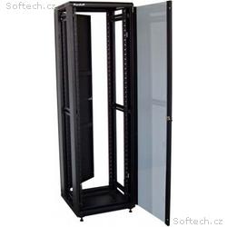 XtendLan 32U, 800x800 stojanový, černý, skleněné d
