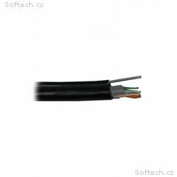 PLANET kabel UTP, drát, 4pár, Cat 5e, PE+PVC venko