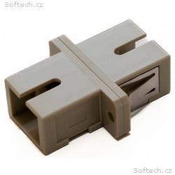 XtendLan SC-SC simplex adapter MM, šedý, do optick
