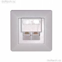 XtendLan Zásuvka 2x RJ-45, Cat5e, nestíněná pod om