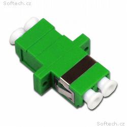 XtendLan LC-LC duplex adapter SM, APC, zelený, do 
