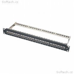 XtendLan Patch panel 19", 24 portů s vyjmutelnými 