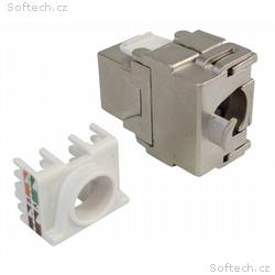 XtendLan Keystone jack RJ45, CAT6A, STP, zaklapáva