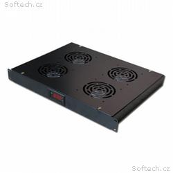 XtendLan Ventilace do 1U pozice, termostat, 4 vent