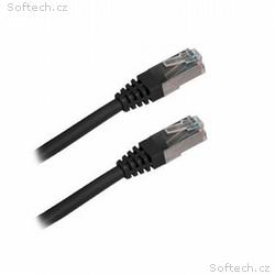 XtendLan Patch kabel Cat 5e FTP 0,5m - černý