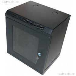 XtendLan Skříň 10", 12U, 280x350, černý, prosklený