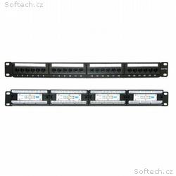 XtendLan Patch panel 19", 24 portů, Cat5e