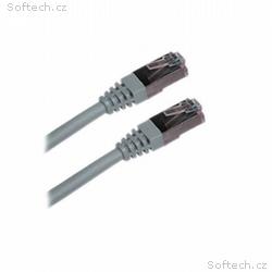 XtendLan Patch kabel Cat 6A SFTP LSFRZH 1m - šedý
