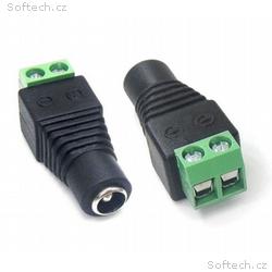XtendLan Napájecí redukce plug, šroub - SAMICE 5,5