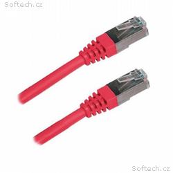 XtendLan Patch kabel Cat 5e FTP 1m - červený