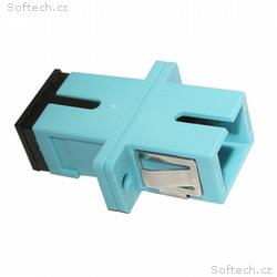XtendLan SC-SC simplex adapter MM, OM3, azurová, d