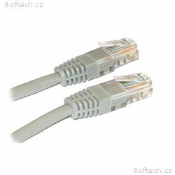 XtendLan Patch kabel Cat 6 UTP 0,25m - šedý