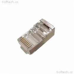 XtendLan Konektor STP RJ45 CAT5e, drát, stíněný, k