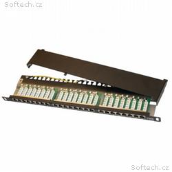 XtendLan Patch panel 19", 0.5U, 24 portů RJ-45, Ca