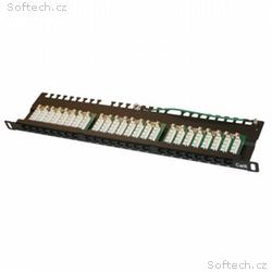 XtendLan Patch panel 19", 0.5U, 24 portů RJ-45, Ca