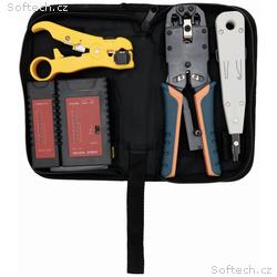 XtendLan Kit LAN - Profi krimp kleště RJ-45-12-11-