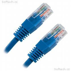 XtendLan Patch kabel Cat 6 UTP 0,25m - modrý