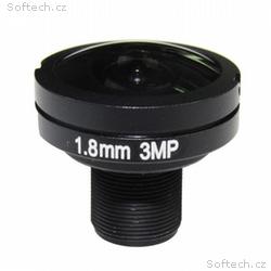 XtendLan Objektiv Rybí oko, 1,8mm, M12, úhel 185 s
