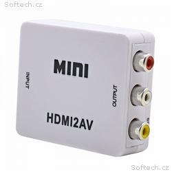 XtendLan Převodník HDMI na kompozitní video a audi
