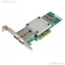 XtendLan PCI-E síťová karta, 2x 10Gbps SFP+, BCM57