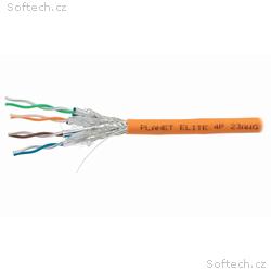 PLANET Elite kabel SFTP, drát, Cat7, 4pár, 600MHz,