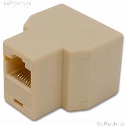 XtendLan Rozdvojka RJ45 1F, 2F 8P8C