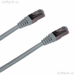 XtendLan Patch kabel Cat 5e FTP 0,5m - šedý
