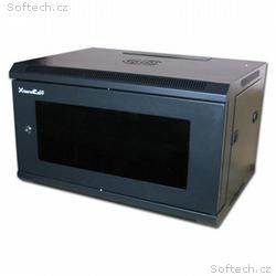 XtendLan 6U, 600x450, na zeď, jednodílný, skleněné