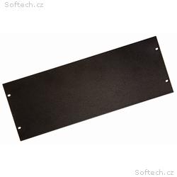 XtendLan 4U záslepka 19", černá, kovová