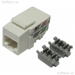 XtendLan Keystone jack RJ45, narážecí, CAT6, UTP, 