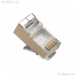 XtendLan Konektor STP RJ45 CAT5e, lanko, stíněný, 