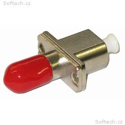 XtendLan ST-LC simplex adapter, metalický, na kabe
