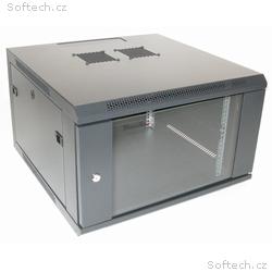 XtendLan 6U, 600x600, na zeď, jednodílný, skleněné