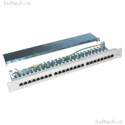 XtendLan Patch panel 19", 24 portů, Cat6, stíněný,