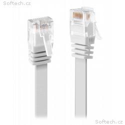 XtendLan Patch kabel Cat 6 UTP 5m - bílý plochý