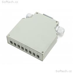 XtendLan mini rozvadeč na DIN lištu, 8x SC Simplex