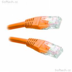 XtendLan Patch kabel Cat 5e UTP 0,5m - oranžový
