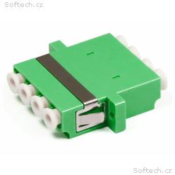 XtendLan LC-LC quad adapter SM, APC, zelený, do op