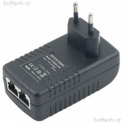 XtendLan PoE injektor pasivní 24V, 1A, 1000Base-T,