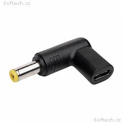 XtendLan Napájecí redukce USB-C, JACK 5,5, 2,5mm (