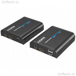 XtendLan HDMI přenos po LAN, vysílač a přijímač, U