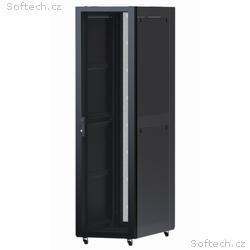 XtendLan 47U, 800x1000 stojanový, černý, perforova