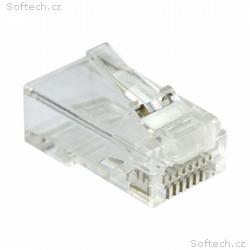 XtendLan Konektor RJ45 CAT6 UTP, EZ type, drát, ba