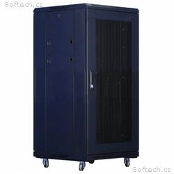 XtendLan 18U, 600x1000 stojanový, černý, perforova