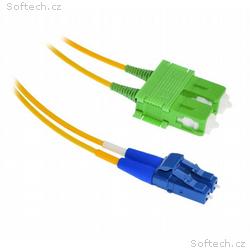 XtendLan FO patch LC-SC, APC 0.5m 9, 125, duplex, 