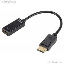 XtendLan Adaptér DisplayPort (M) na HDMI (F), 15cm