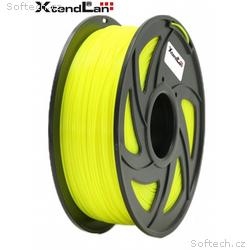 XtendLAN PLA filament 1,75mm zářivě žlutý 1kg