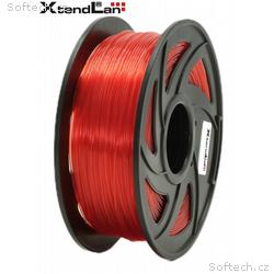 XtendLAN PLA filament 1,75mm průhledný oranžový 1k